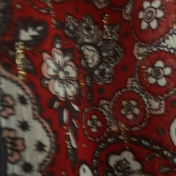 Beautiful Christmas Red Silver Sparkling dress with ruffled hem NWT - Picture 3 of 3